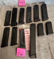P - LOT OF 9MM MAGS (C85)