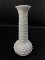 Hobnail Milk Glass Vase by EO BRODY CO 7.75"H