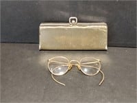 Vintage Gold Trimmed Glasses