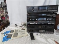 VINTAGE FISHER STEREO COMPLETE WITH