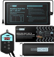 VIVOHOME 10x20.75 Heat Mat & Thermostat