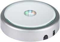 IFOLAINA LED Base for 3D Crystal  Silver Round