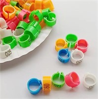 100pcs Numbered Poultry Identification Rings