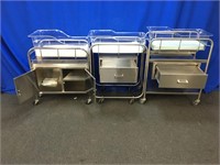 Generic Lot Of (3) Mobile Baby Bassinet(83910297)
