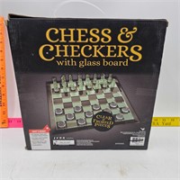Chess/Checkers on a Glass Board