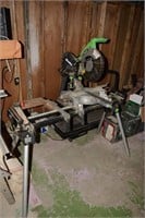 KAWASAKI SLIDING COMPOUND MITRE SAW WITH STAND