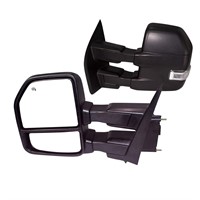 AERDM New Pair towing mirror Black Housing fit fo