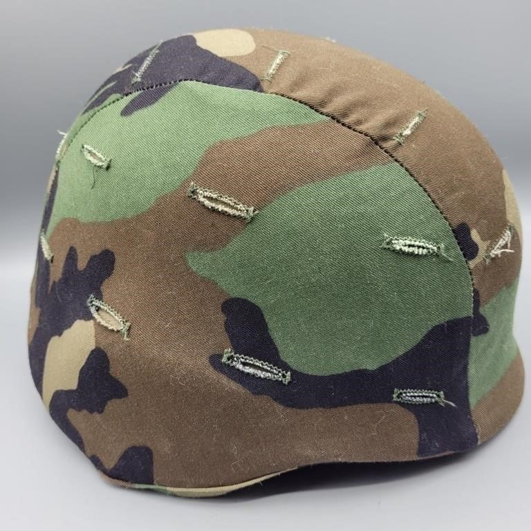 US PASGT HELMET MADE WITH KEVLAR M-198 CAMOUFLAGE
