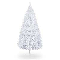 Bonnlo 5 ft White Unlit Artificial Christmas Pine