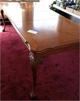 Drexel Claw & Ball Dining Table with 2 Leaves