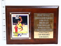 Kobe Bryant Career Achievements plaque