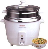 Miracle ME81 Stainless Steel Rice Cooker