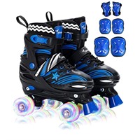 $78 SZ 1.5-4.5 Roller Skates+Protective Gears