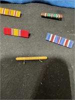 MILITARY FLAG, AND PINS