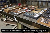 APPROX 60"X128" STEEL TOP WORKBENCH (CANNOT