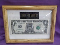 Dale Earnhardt dollar bill