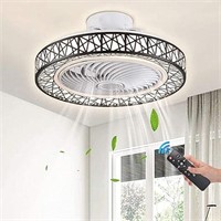 SEALED - IYUNXI Ceiling Fan with Lights 72W Enclos