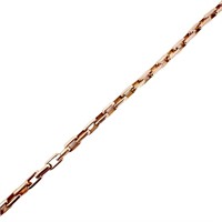$4k Paperclip Link Chain Necklace 18k Gold 21"