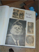 Large JFK Scrap Book