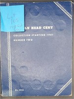 1941-1977 Lincoln Cent Folder w/ Coins
