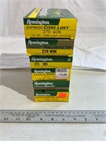 270 Winchester once fired brass full boxes