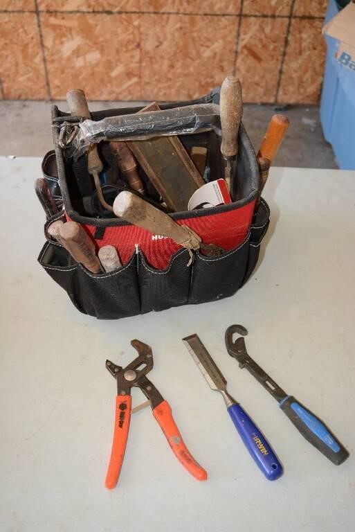 HUSKEY TOOL BAG WITH CONTENTS
