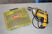 POWER FIST HAMMER DRILL AND RYOBI DRILL AND