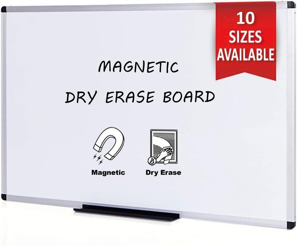 VIZ-PRO Dry Erase Board/Magnetic Whiteboard  8' x