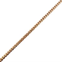 28" Curb Link Chain Necklace 18k Yellow Gold