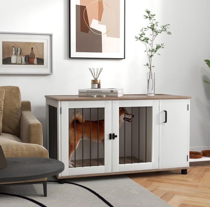 $180 Pawhit large dog furniture crate