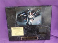 Dale Earnhardt plaque w/ tire piece