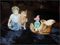 (2) Vintage Made in Japan Figurines