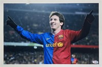 Lionel Messi Autographed/ Signed Photograph