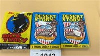 Dick Tracy, desert storm trading cards