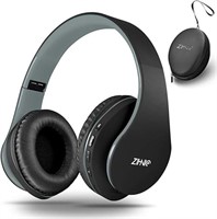 ZIHNIC Bluetooth Headphones Over-Ear, Foldable