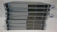 Lot of 7 HP 2530-24G POE+ Switch J9773A