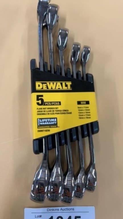 Dewalt five piece wrench set
