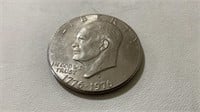 Eisenhower one dollar coin 1776-1976 D
