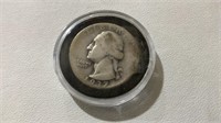 1937 silver quarter