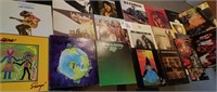 21 Vintage LP Records, Santana, Jimi Hendrix,