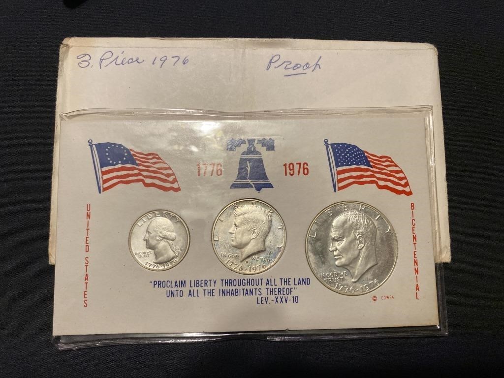 US Bicentennial Proof Coin Set
