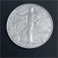 2000 1 oz Silver American Eagle