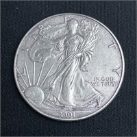 2001 1 oz Silver American Eagle