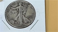 1943 standing liberty half dollar silver coin