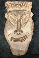Asian Carved Wood Mask