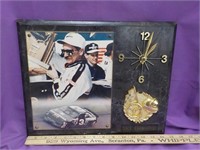 Dale Earnhardt plaque/clock