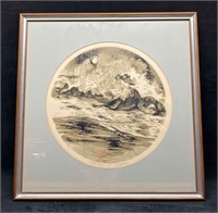 Framed Artist Proof "Night Watch" Signed S. Niblin