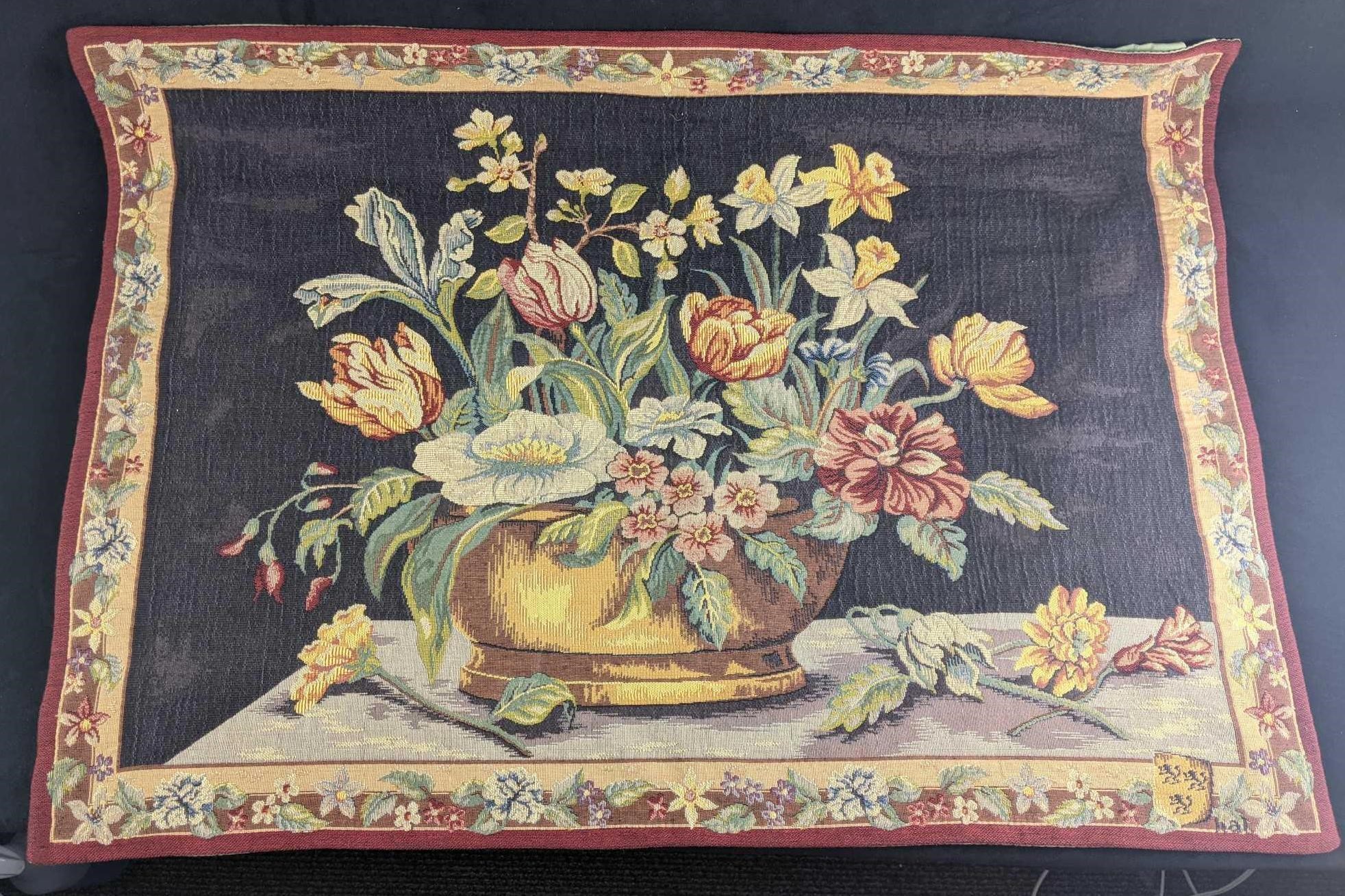 Floral Tapestry J. PansuA Paris.