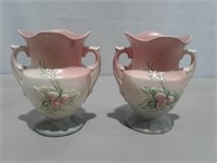 (2) Hull Art USA Pottery Vases