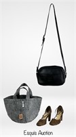 Bottega Veneta Fur Pumps, Dooney & Bourke Bag